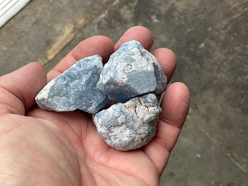140g (3 pieces) Rough Angelite