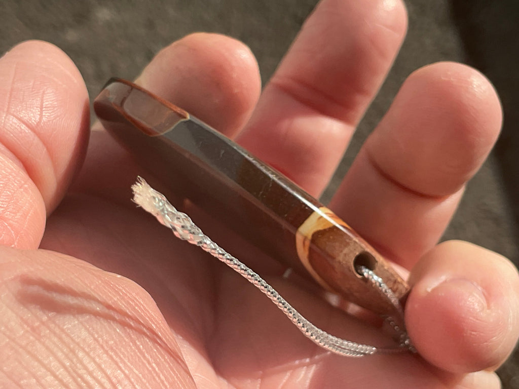 30g Polychrome Jasper Large Drilled Pendant 2C