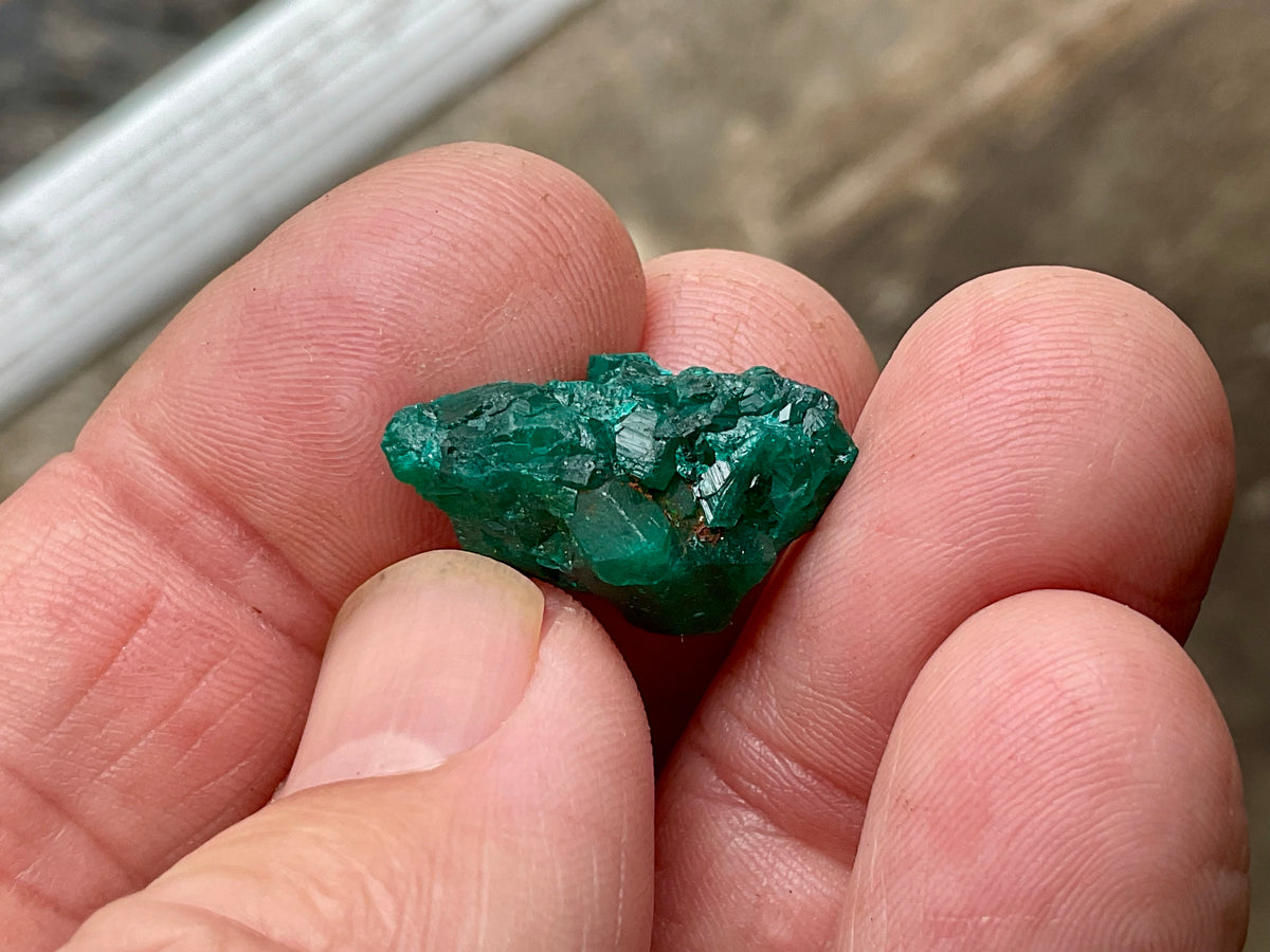 2g Congolese Dioptase Natural Specimen 1B