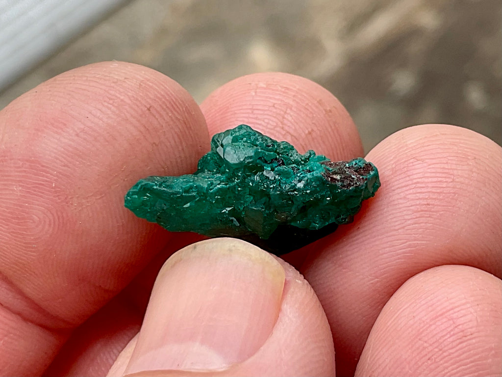 2g Congolese Dioptase Natural Specimen 1B