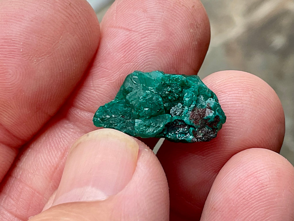 2g Congolese Dioptase Natural Specimen 1B