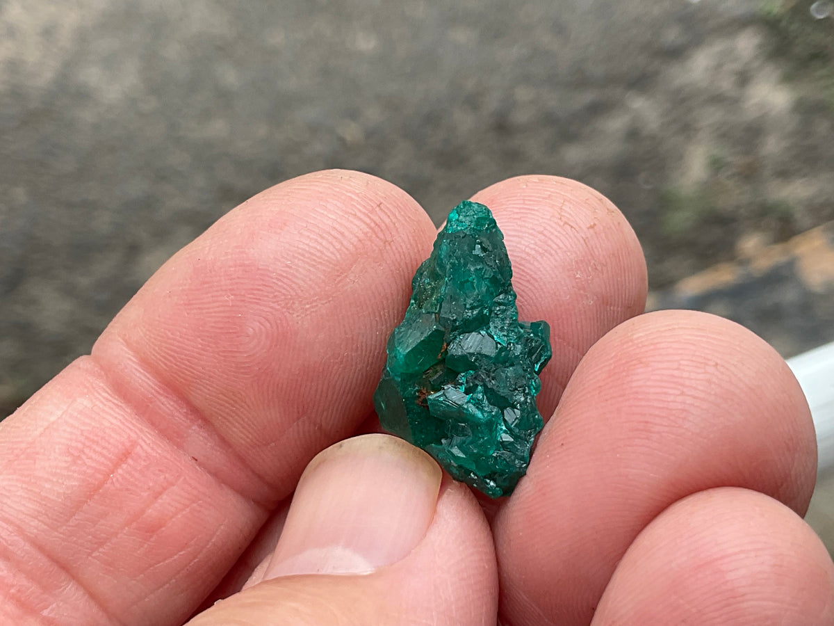 2g Congolese Dioptase Natural Specimen 1B