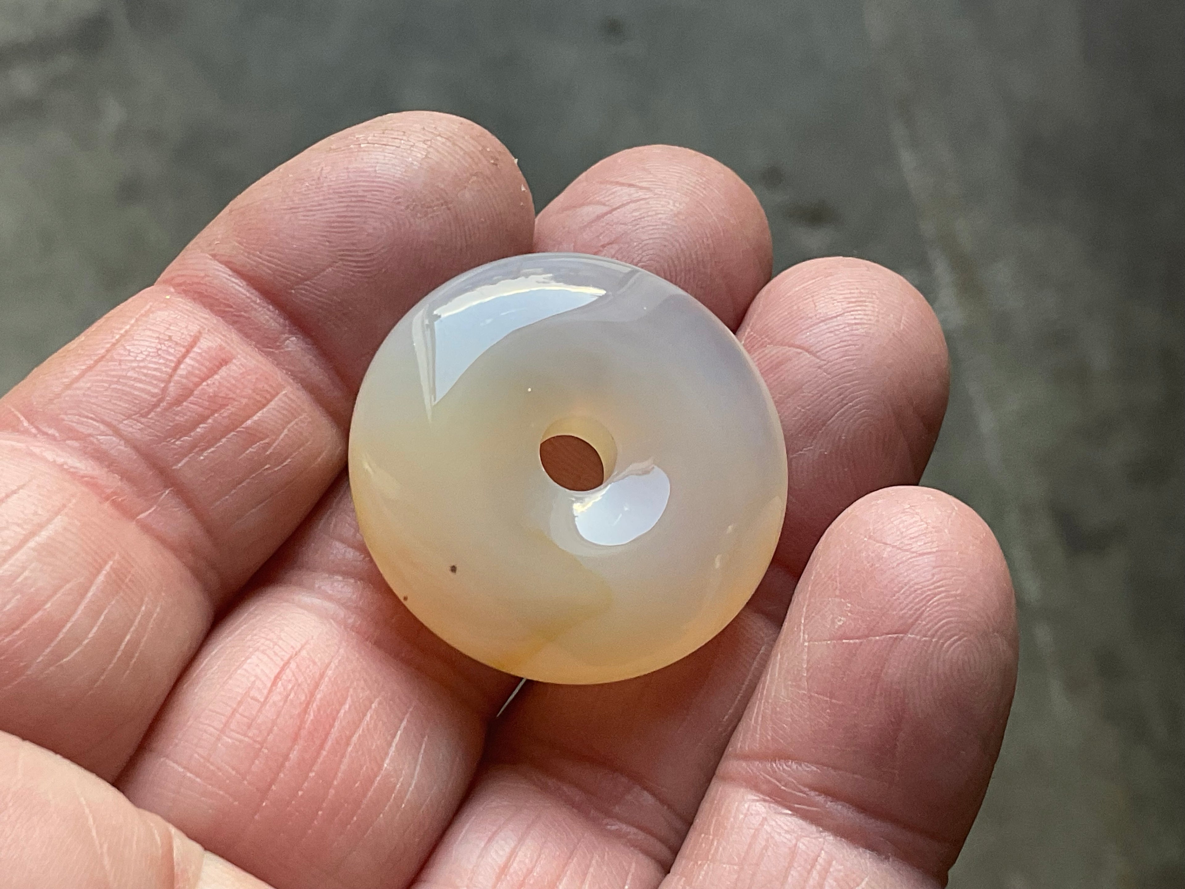 3cm Agate Donut 1A
