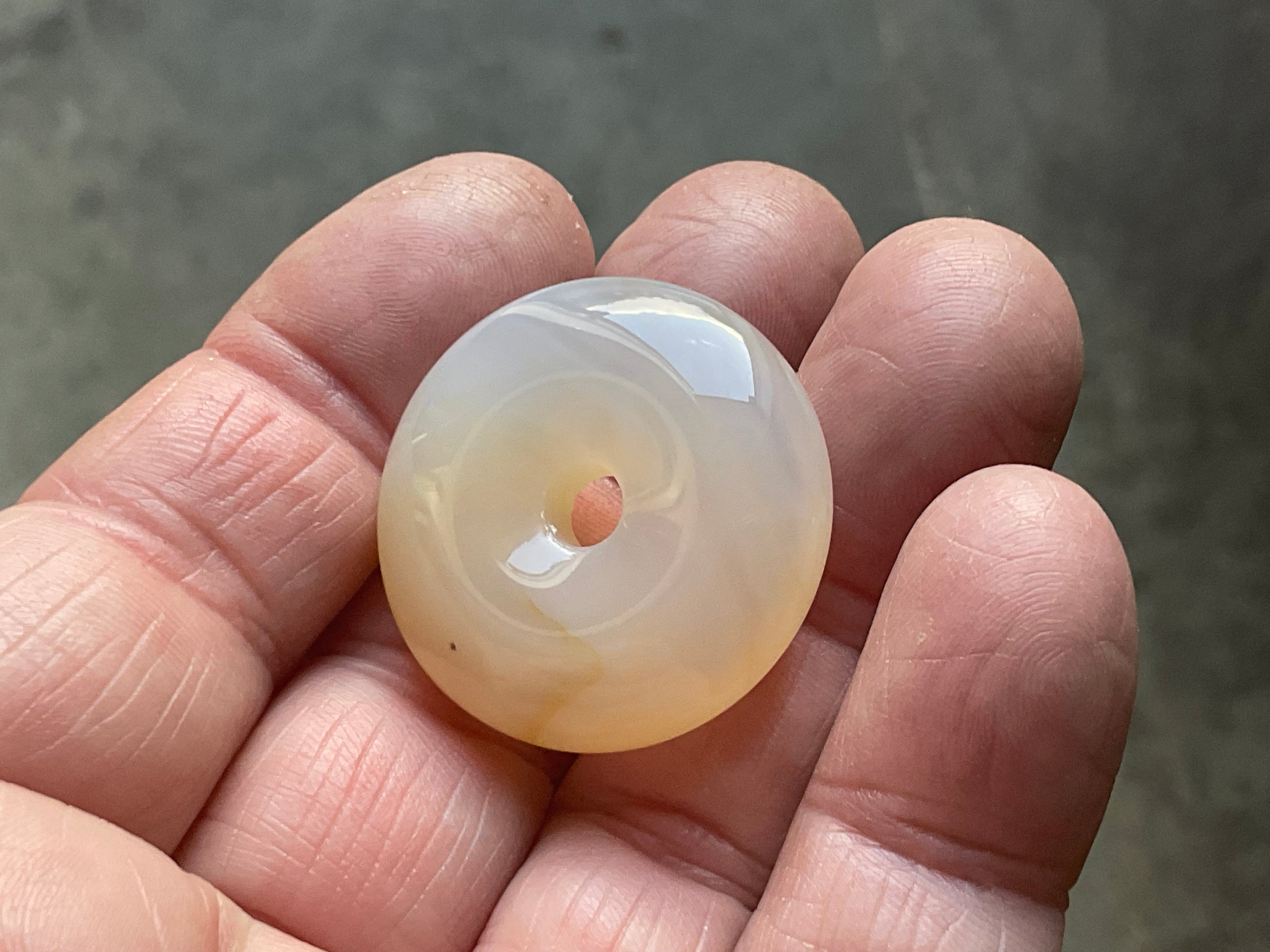 3cm Agate Donut 1A