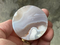 116g Flower Agate Polished Disc 1C