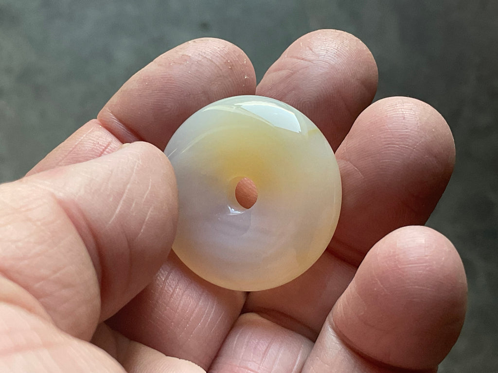 3cm Agate Donut 1A