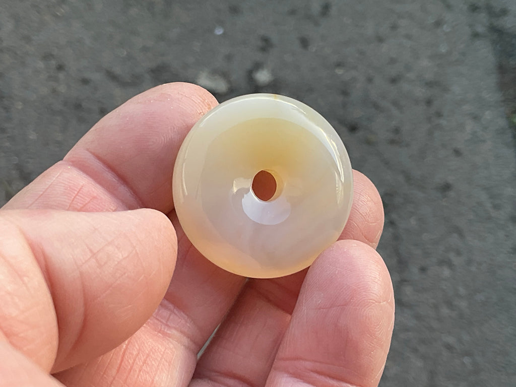 3cm Agate Donut 1A