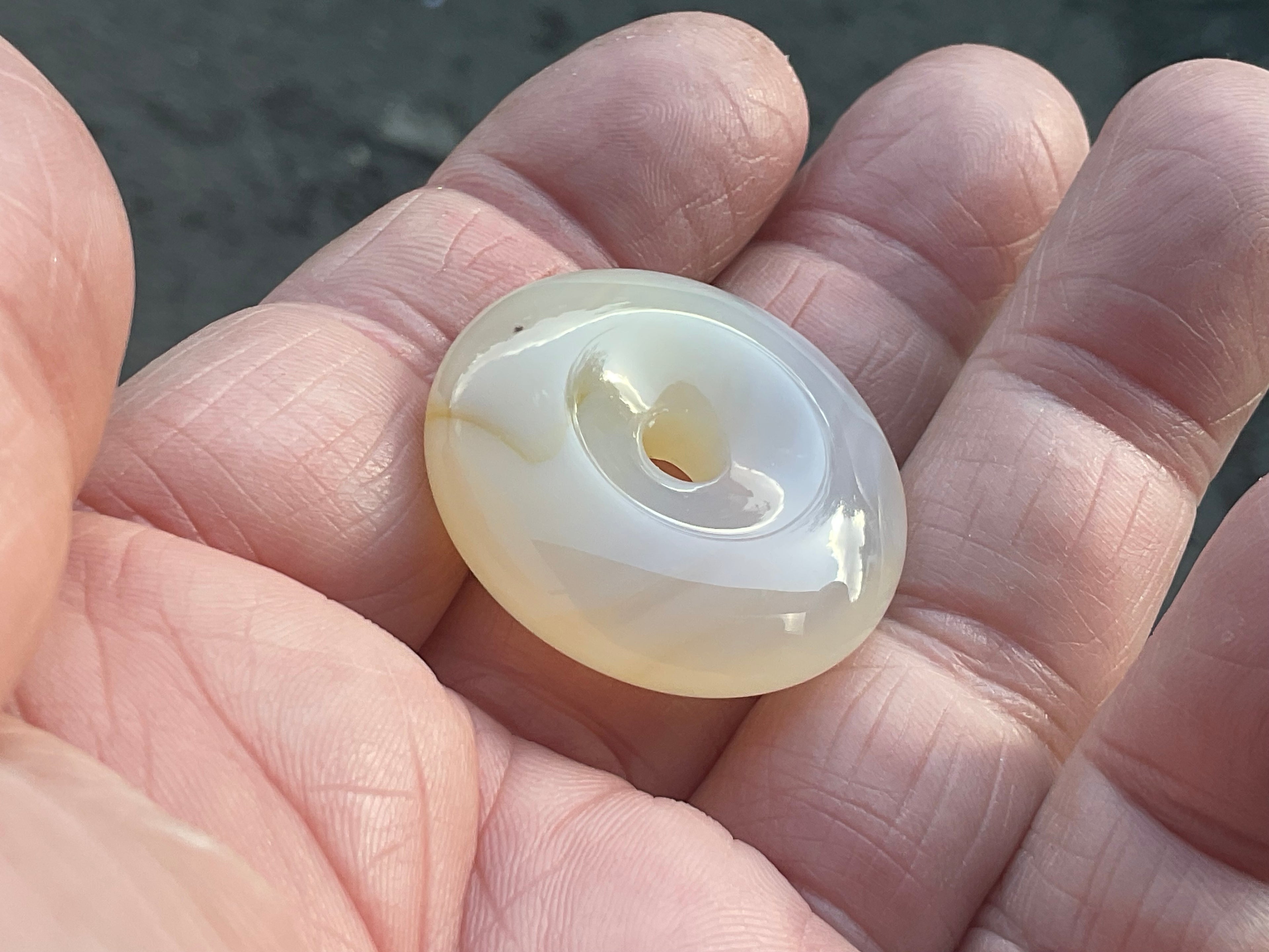 3cm Agate Donut 1A