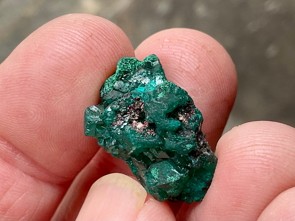 RESERVED FOR JULIA **5g Congolese Dioptase Natural Specimen 3B