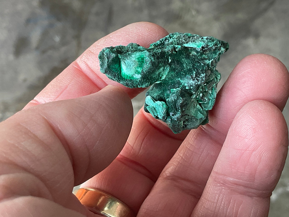 25g Silky Congolese Malachite Specimen 2A