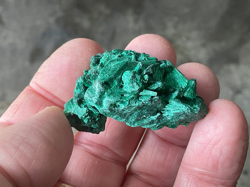 30g Silky Congolese Malachite Specimen 3A
