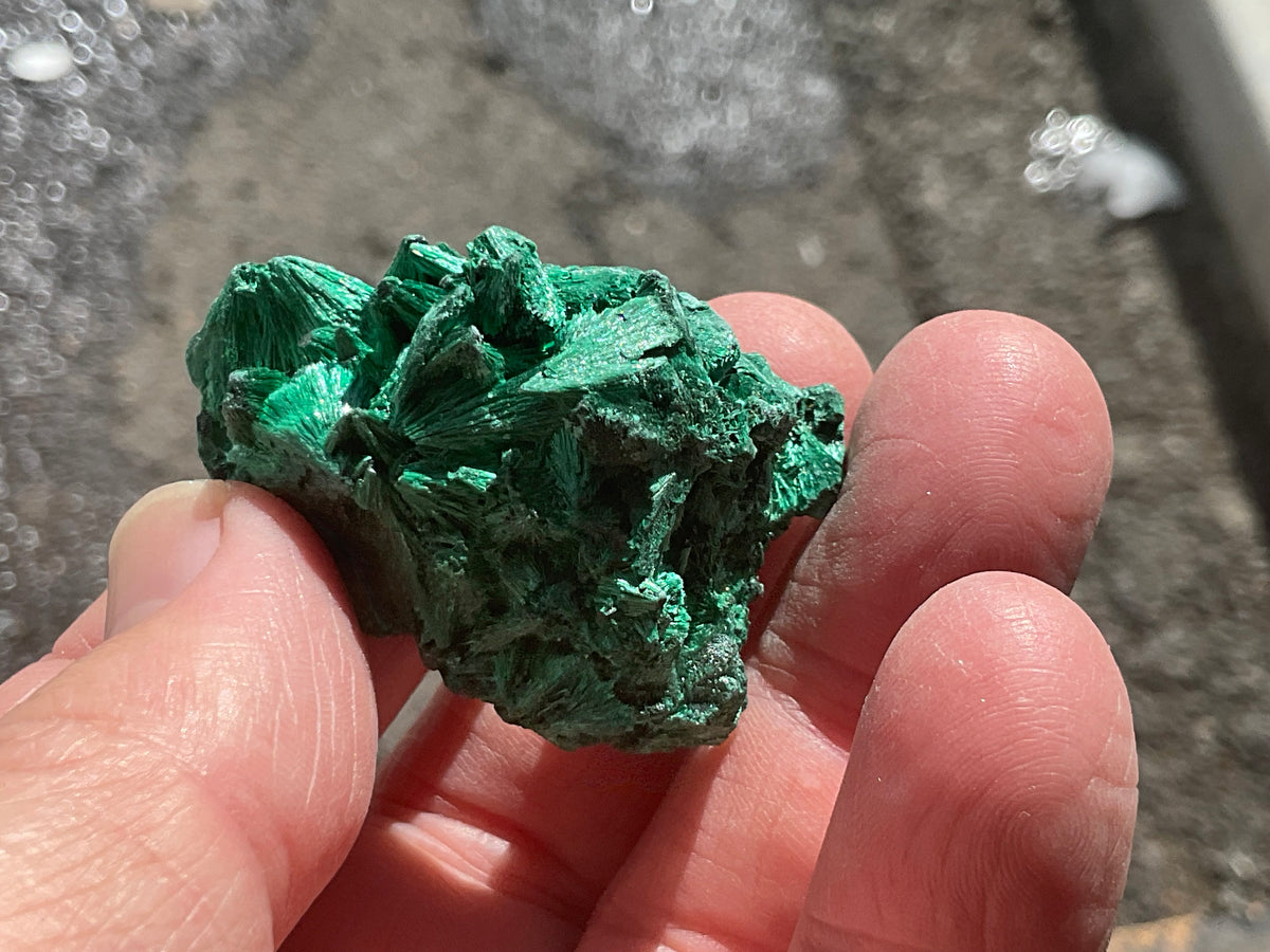 30g Silky Congolese Malachite Specimen 3A