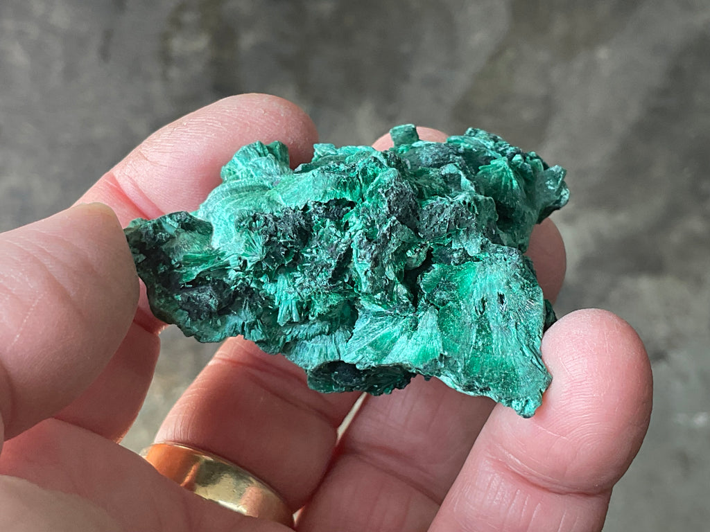 70g Silky Congolese Malachite Specimen 5C
