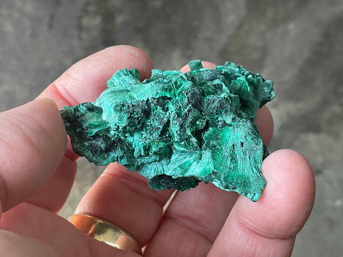 70g Silky Congolese Malachite Specimen 5C