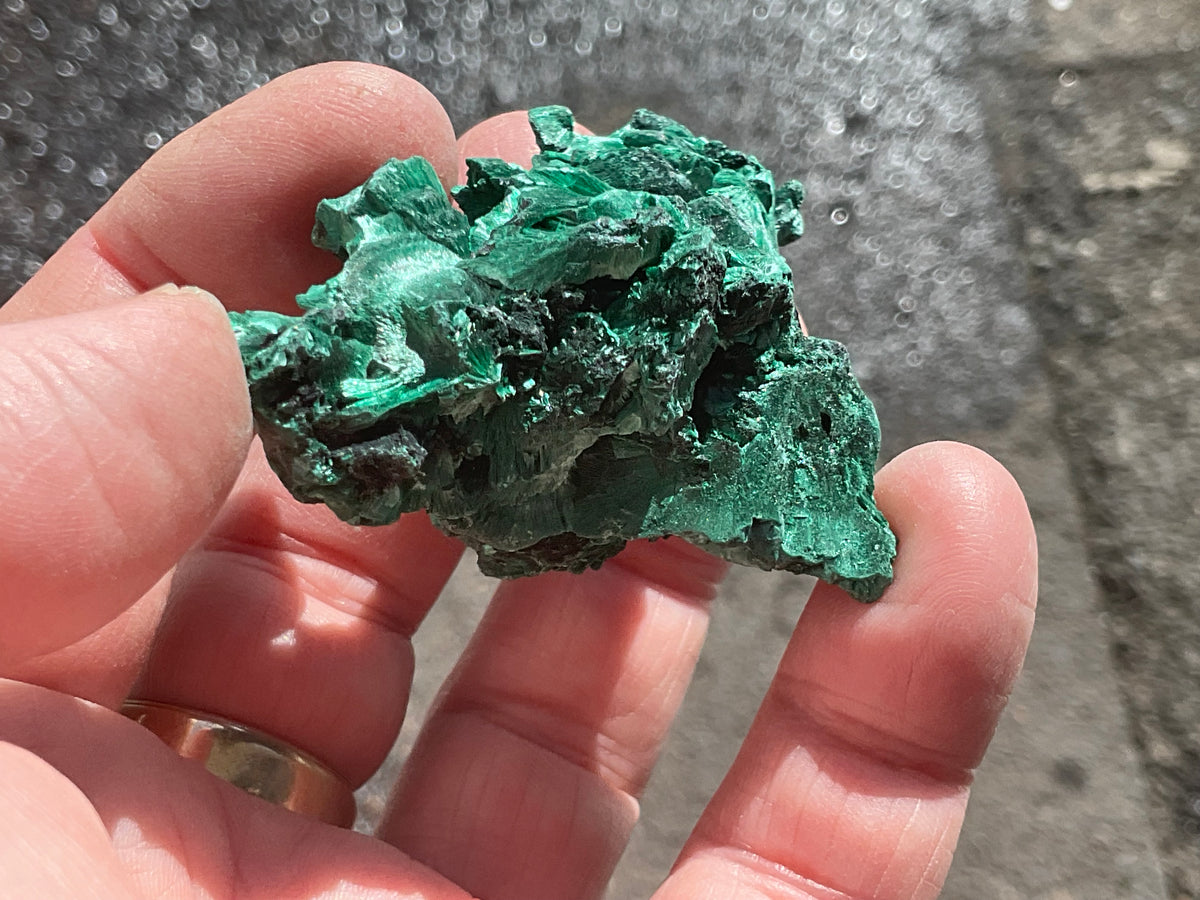 70g Silky Congolese Malachite Specimen 5C