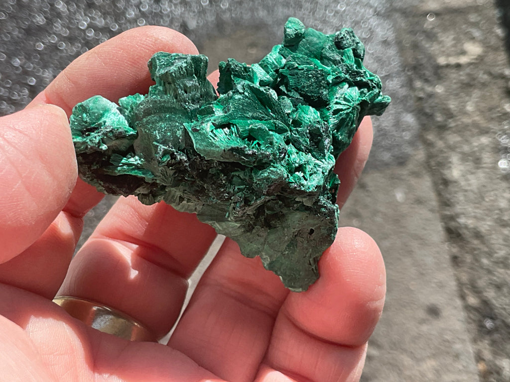 70g Silky Congolese Malachite Specimen 5C