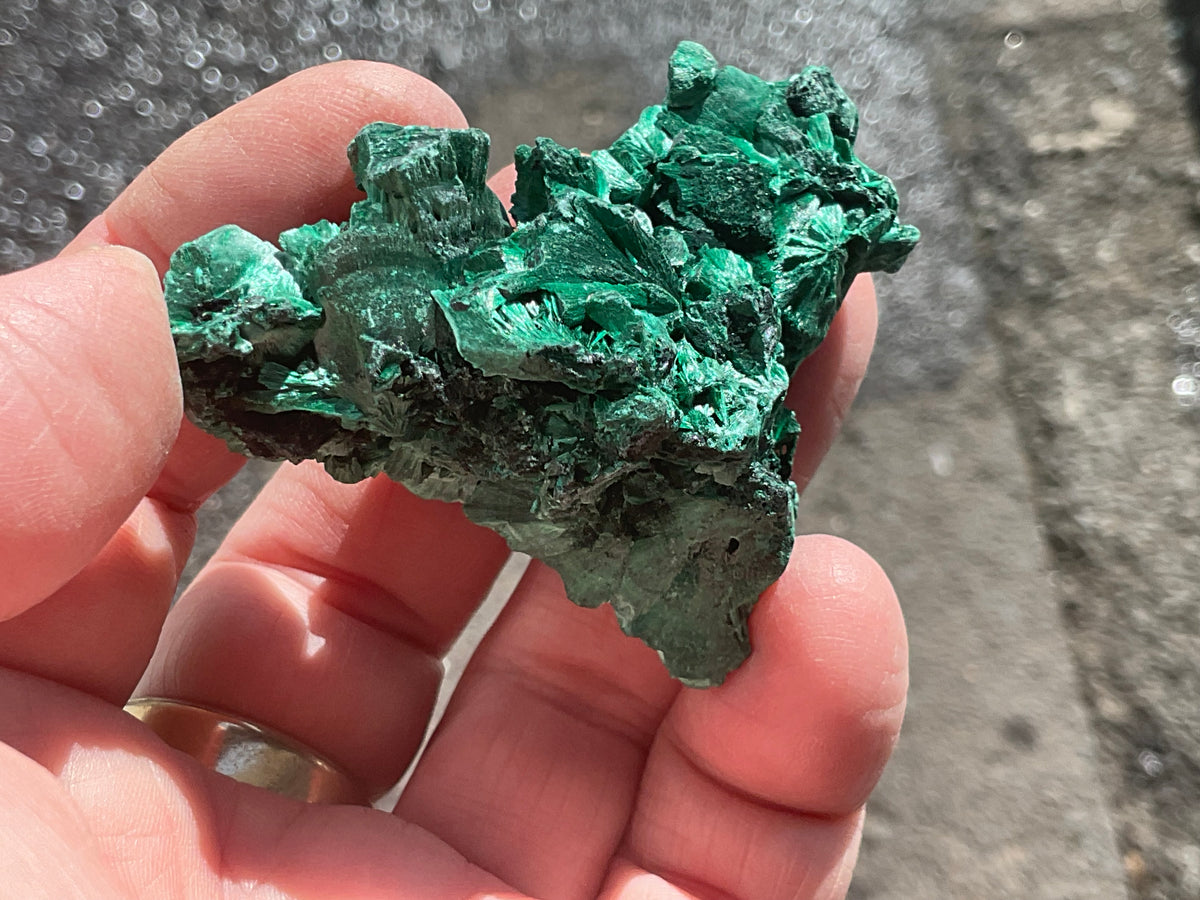 70g Silky Congolese Malachite Specimen 5C