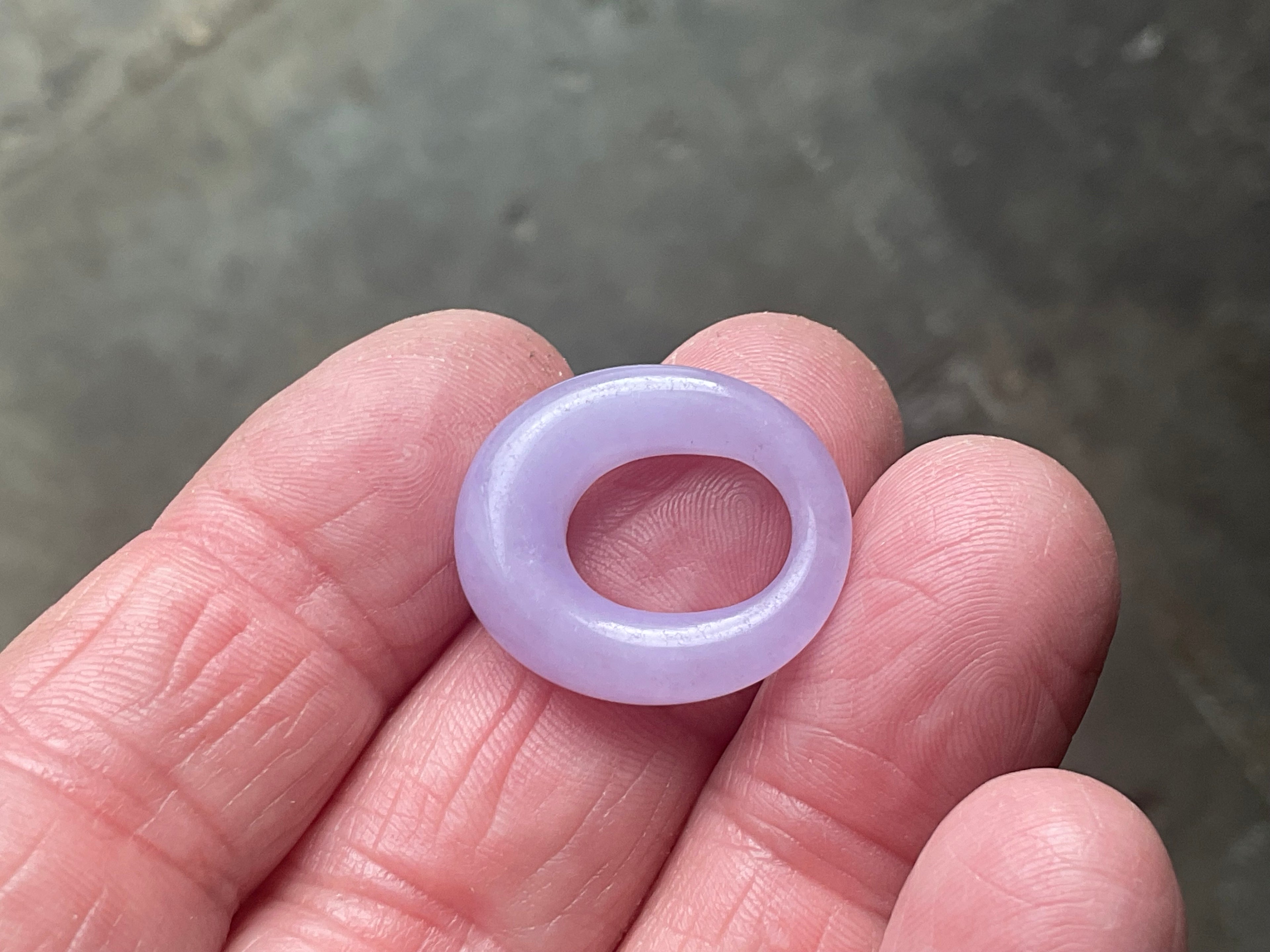 Lavender Jade Pendant 1A