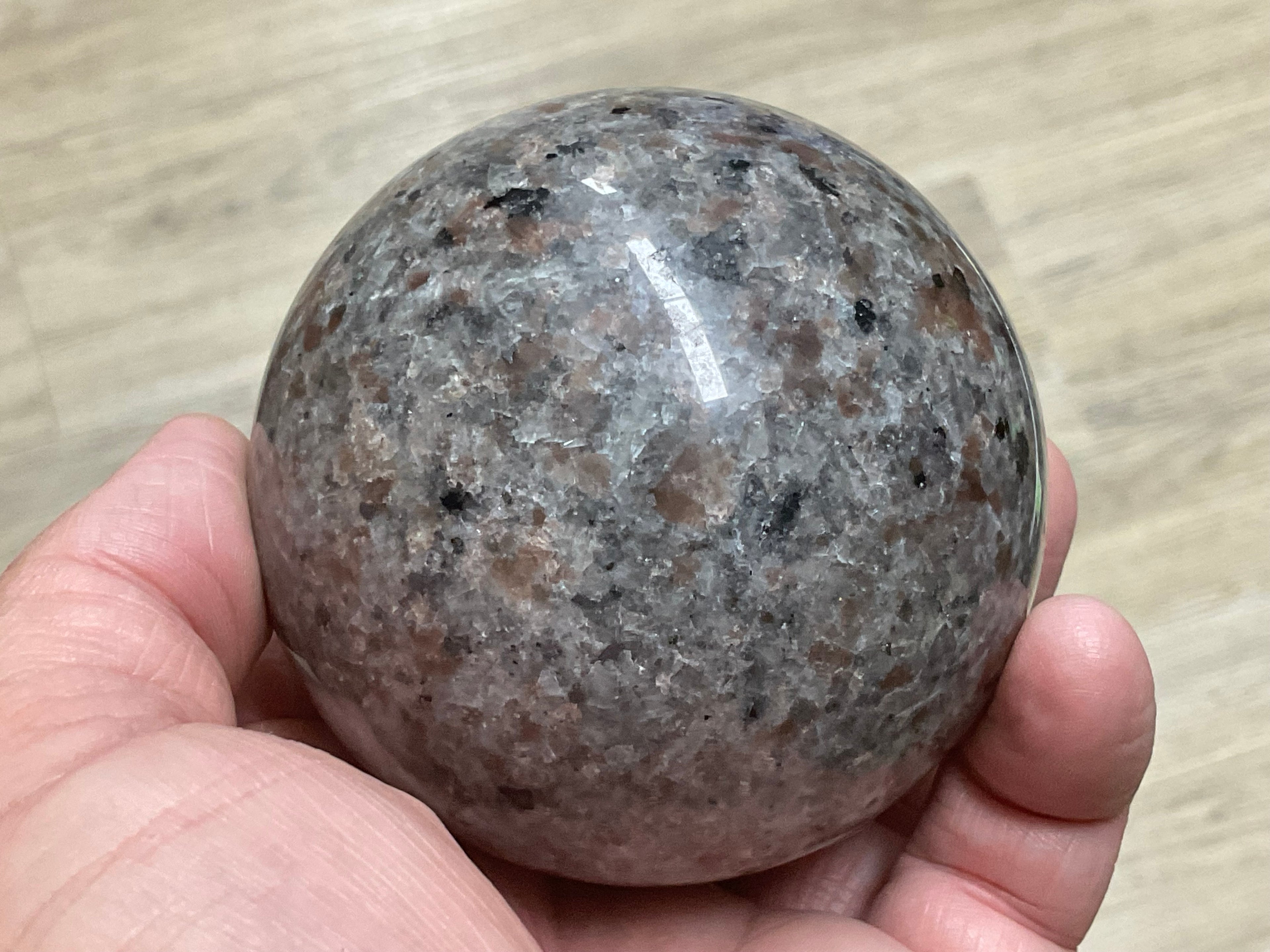 542g “Yooperlite” (Syenite Sodalite) Sphere 1C
