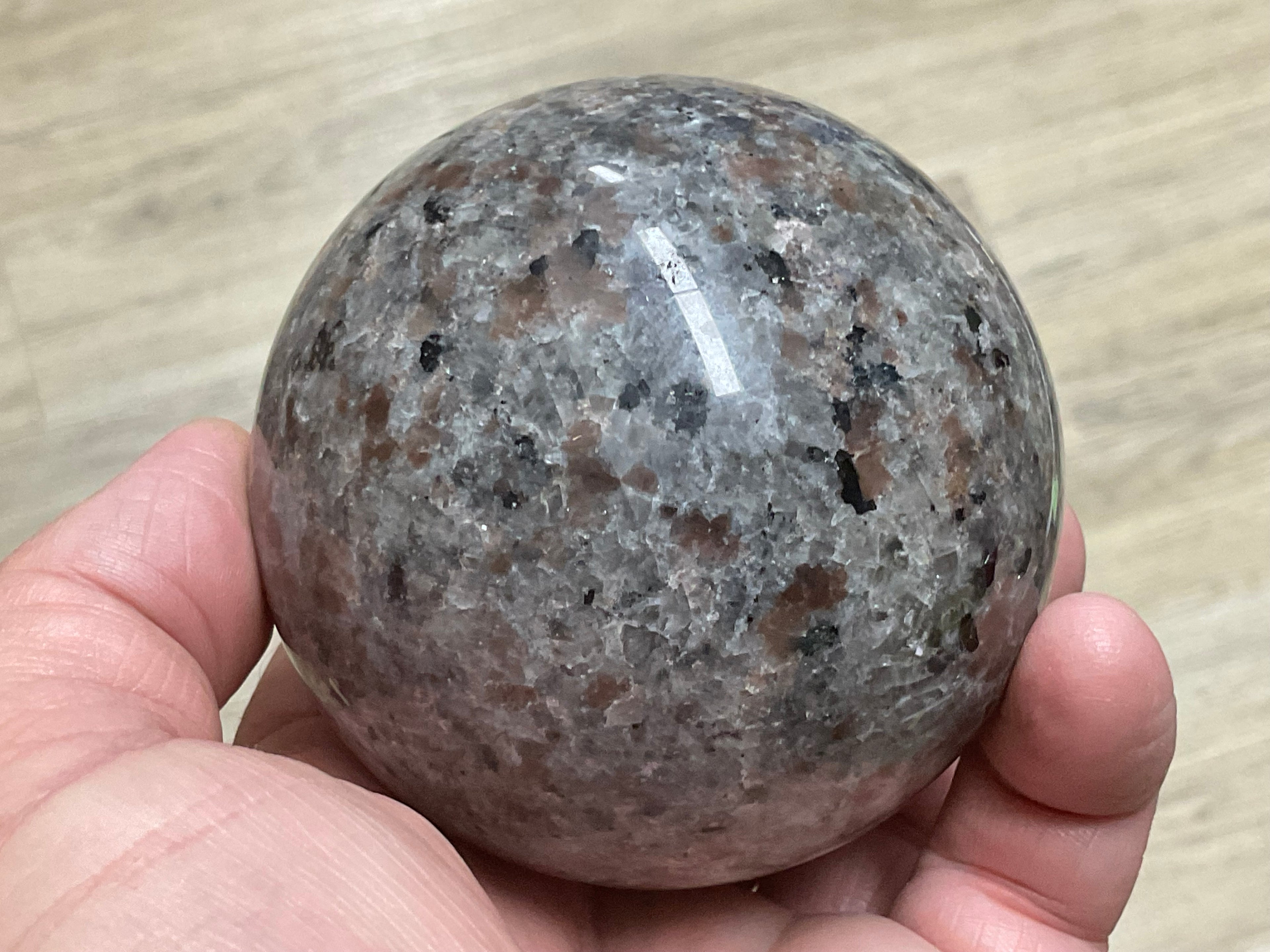 542g “Yooperlite” (Syenite Sodalite) Sphere 1C