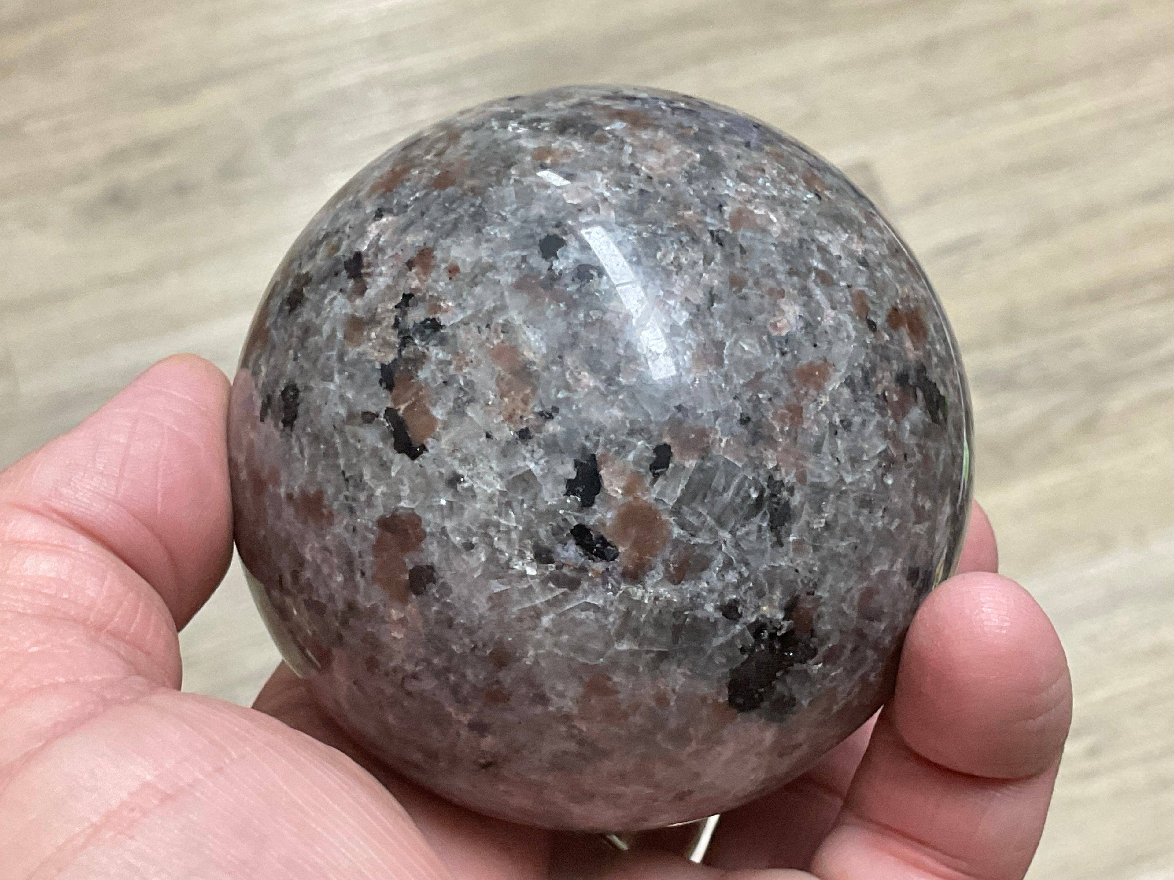 542g “Yooperlite” (Syenite Sodalite) Sphere 1C