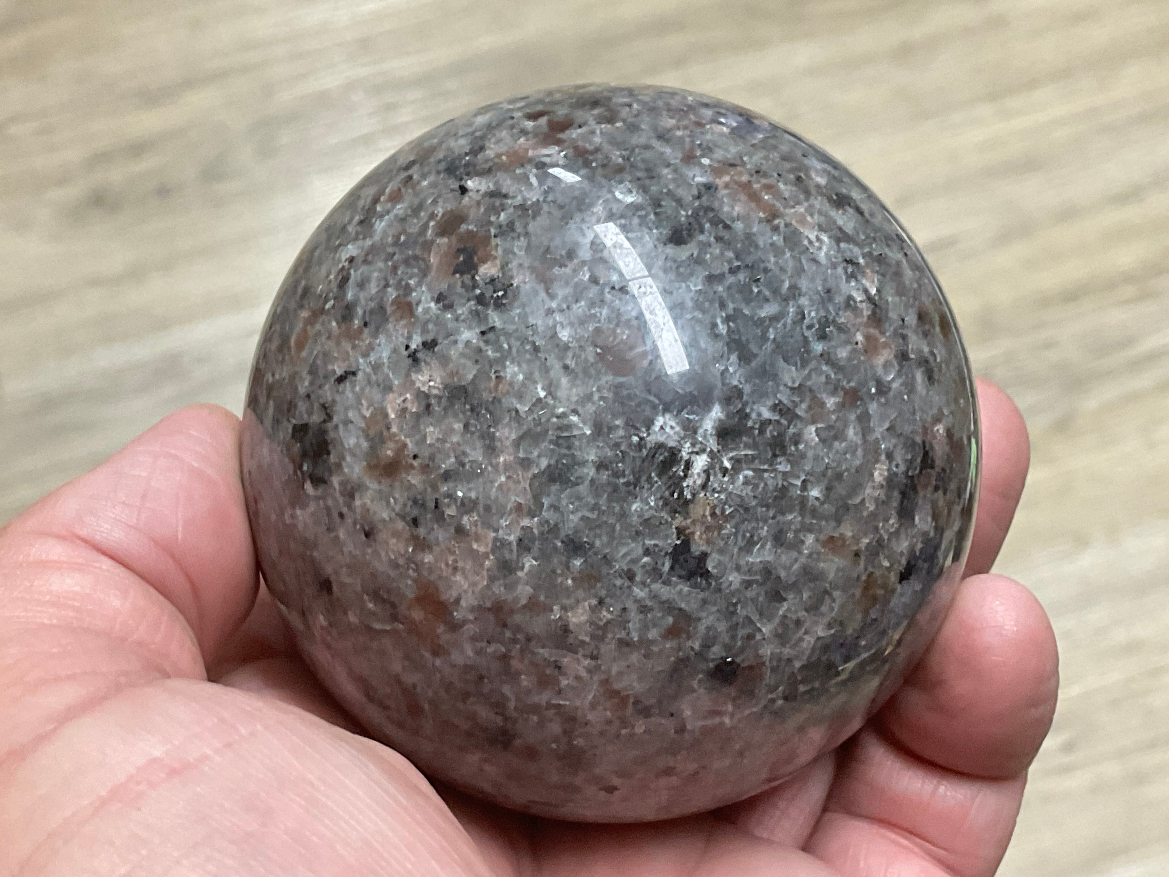 542g “Yooperlite” (Syenite Sodalite) Sphere 1C