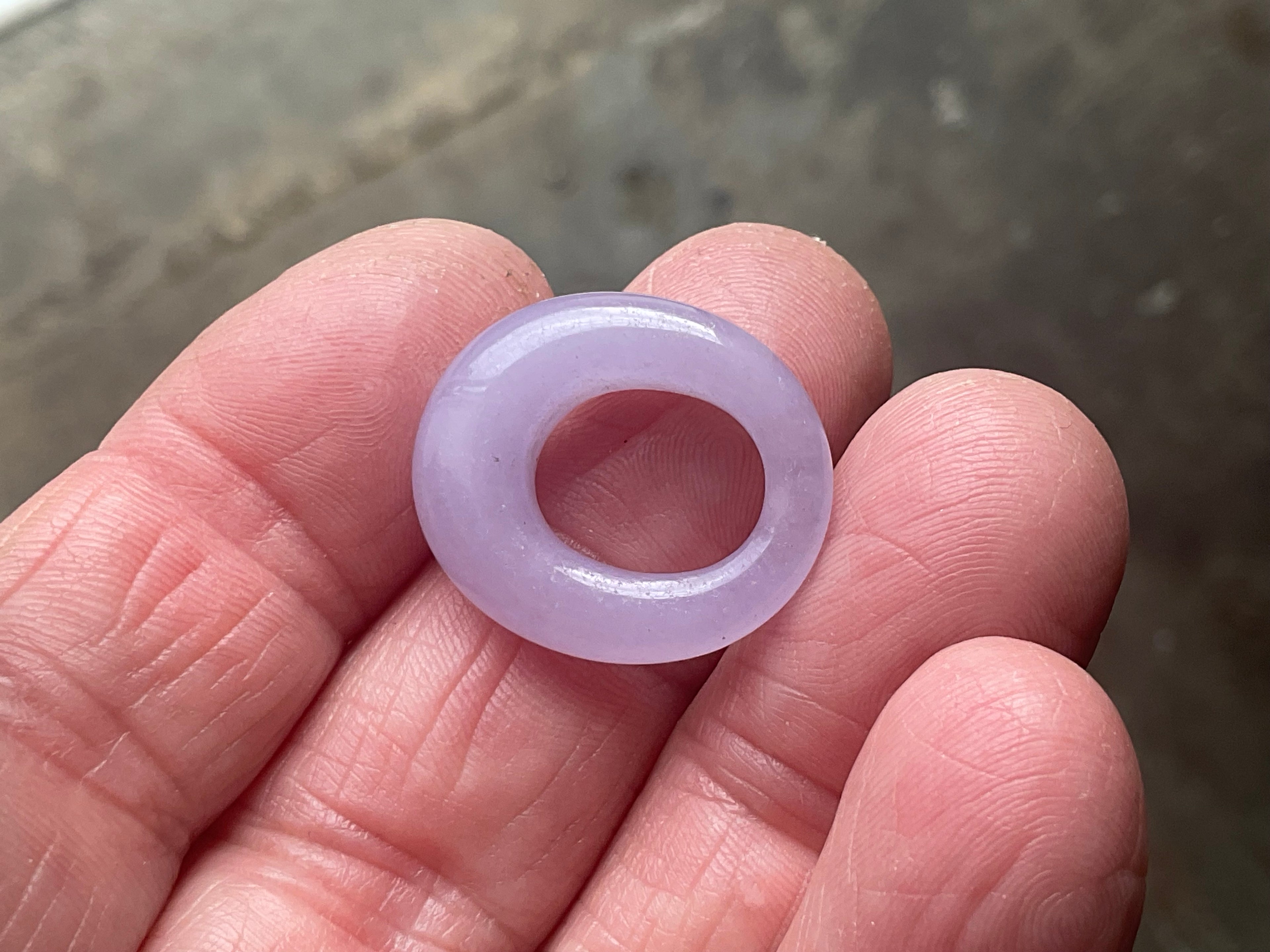 Lavender Jade Pendant 4A