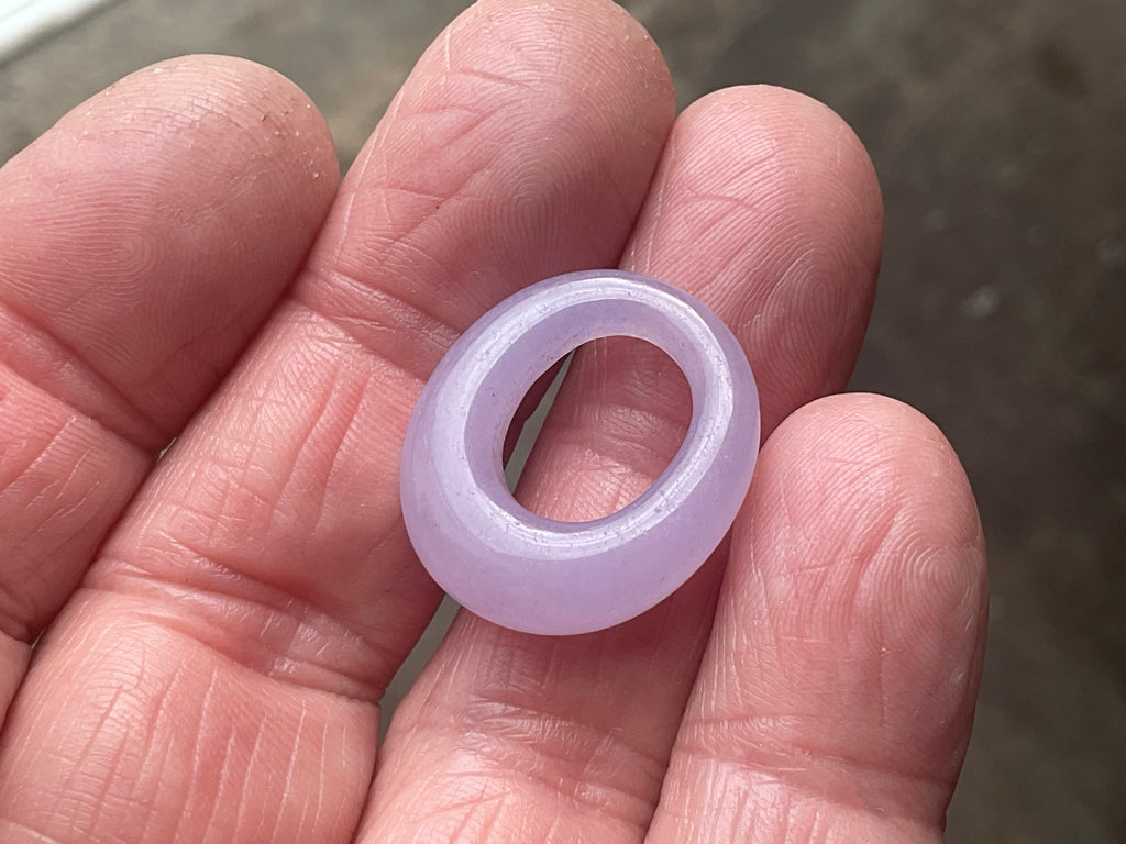 Lavender Jade Pendant 4A