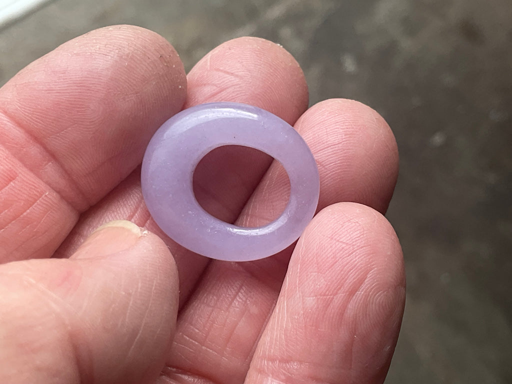 Lavender Jade Pendant 4A