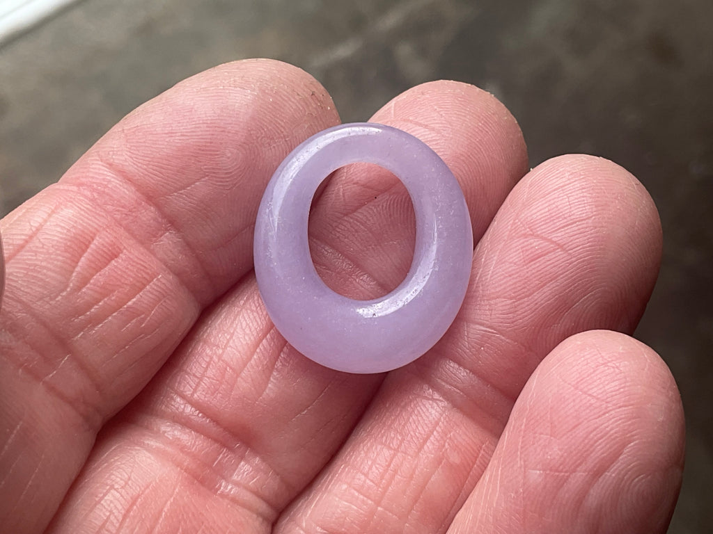Lavender Jade Pendant 4A