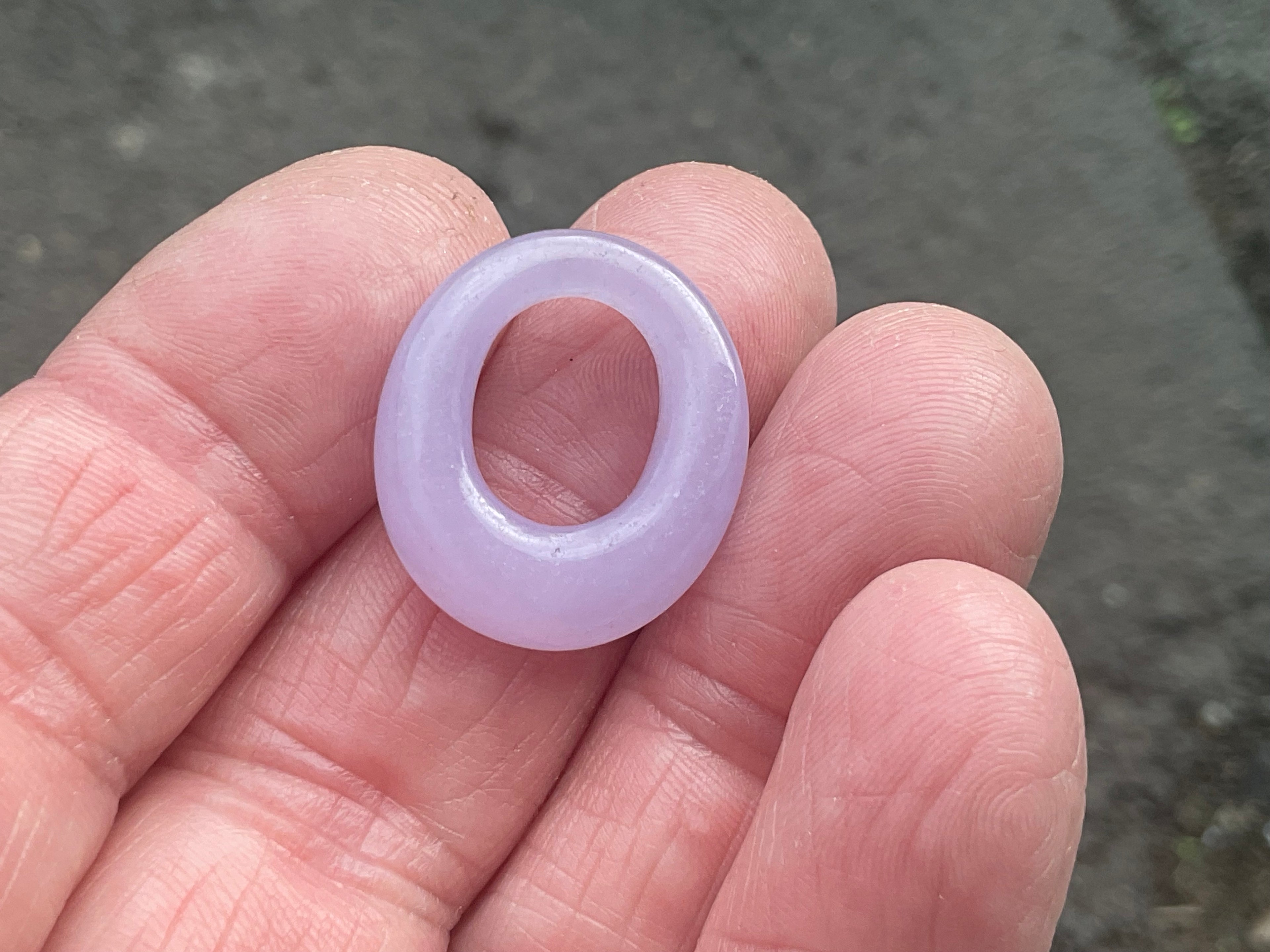 Lavender Jade Pendant 4A