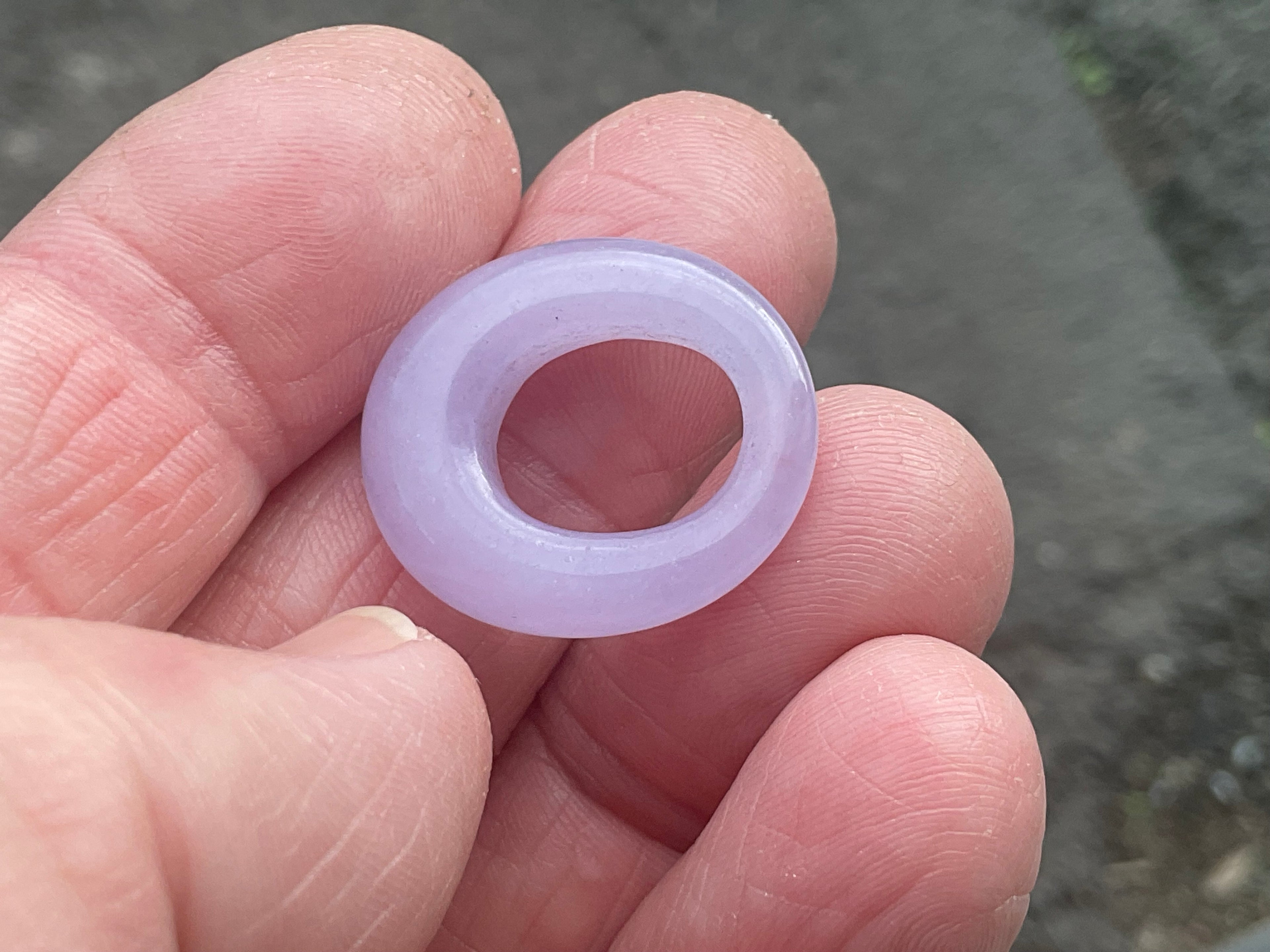 Lavender Jade Pendant 4A