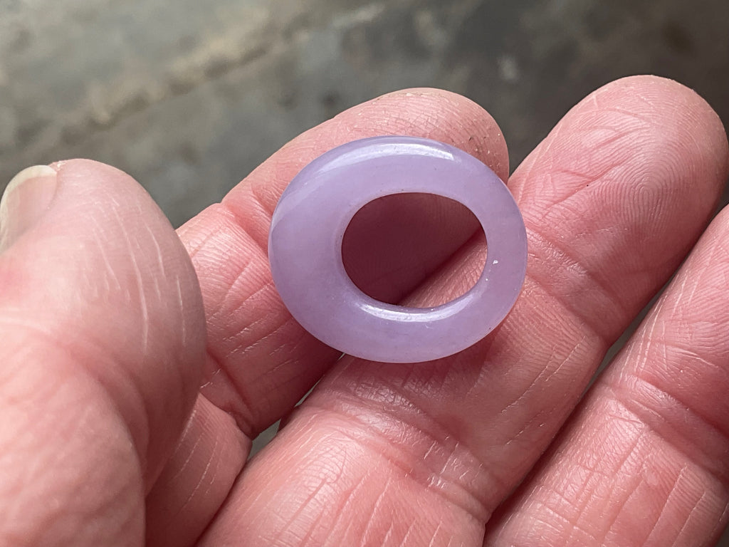Lavender Jade Pendant 4B