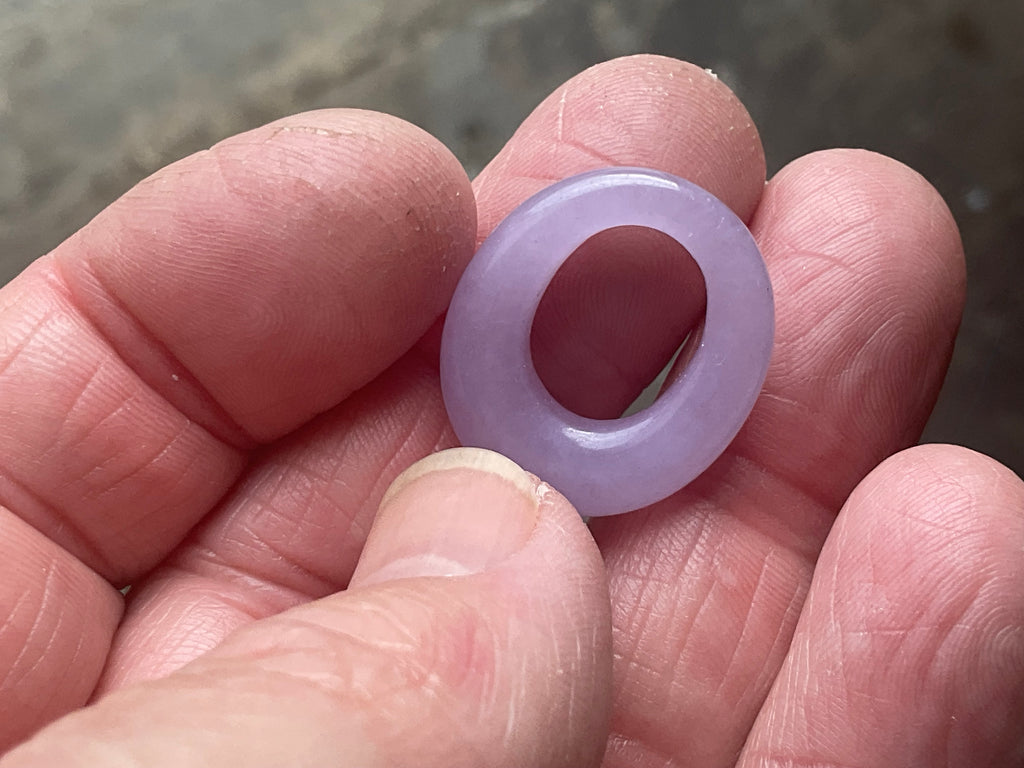 Lavender Jade Pendant 4B