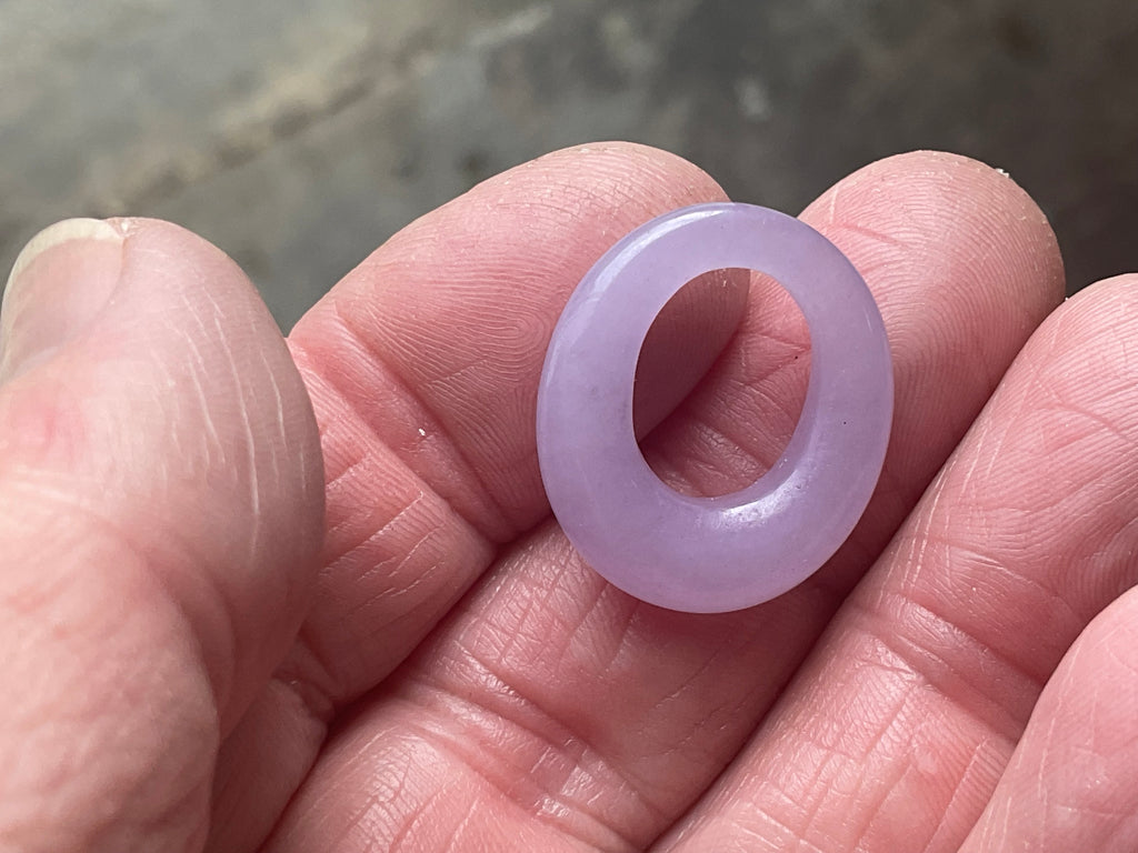Lavender Jade Pendant 4B