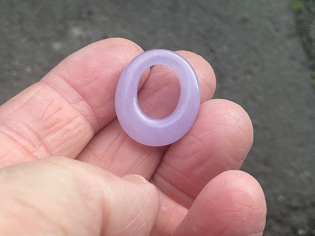 Lavender Jade Pendant 4B