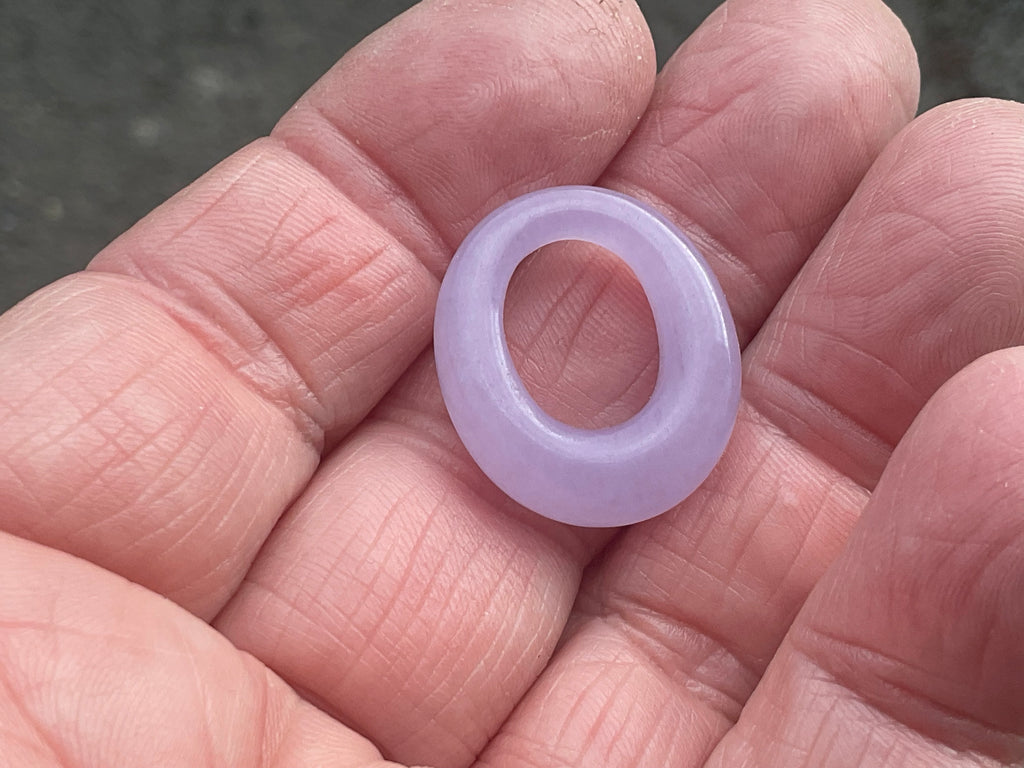 Lavender Jade Pendant 4B