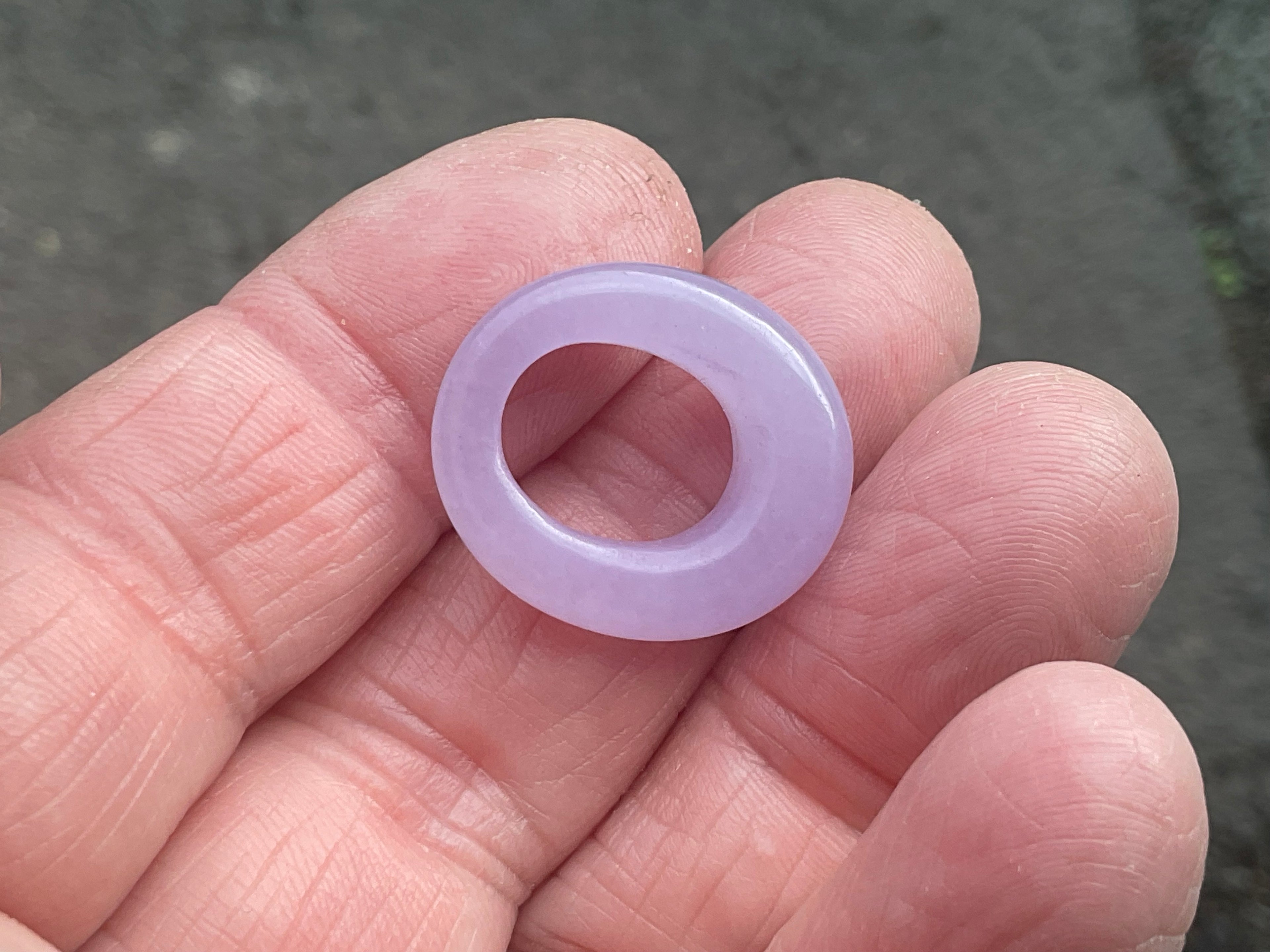 Lavender Jade Pendant 4B