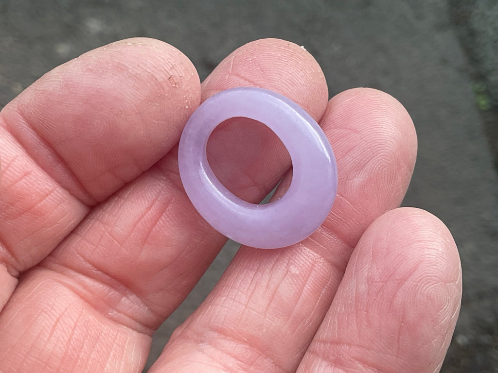 Lavender Jade Pendant 4B