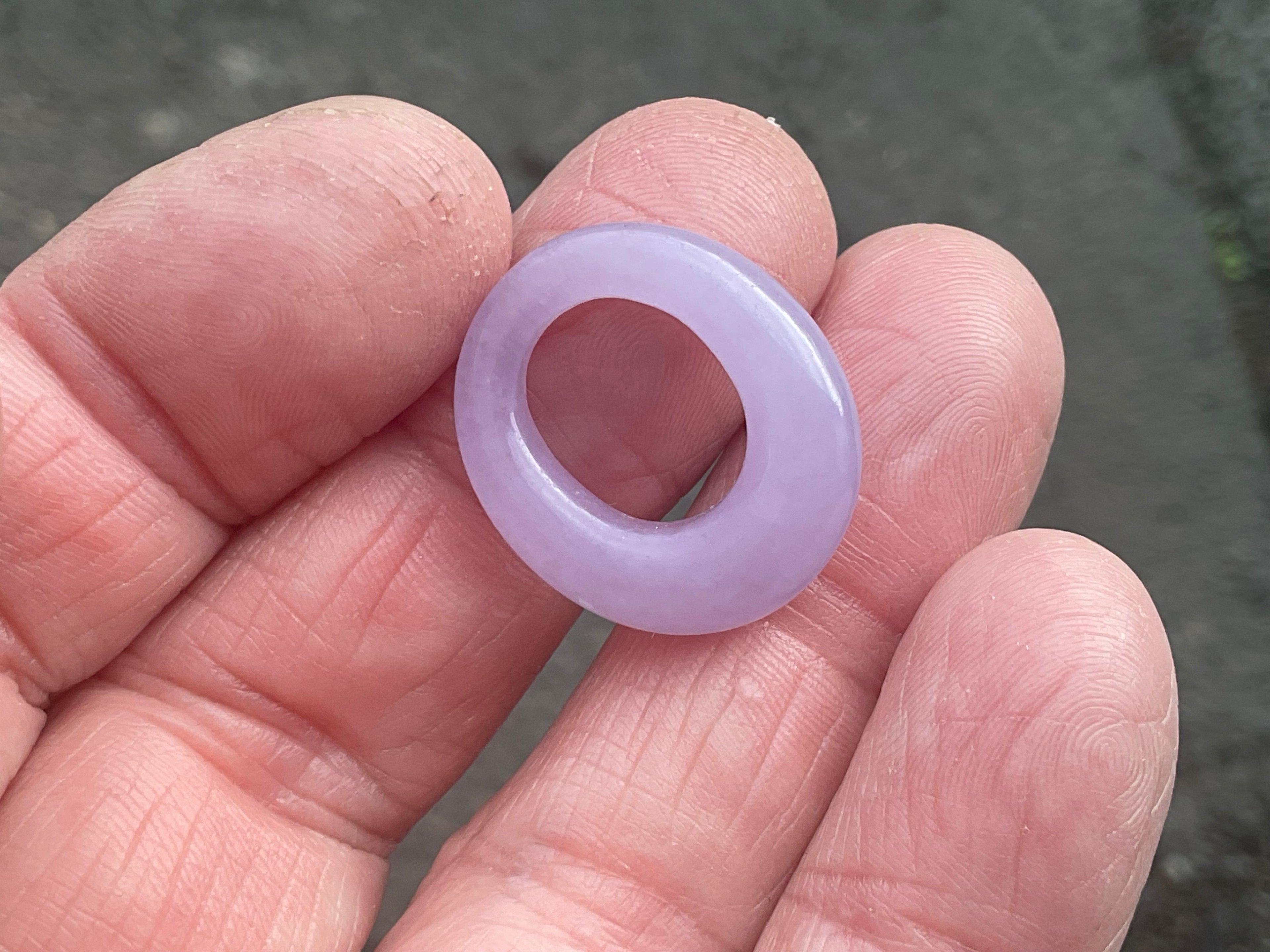 Lavender Jade Pendant 4B