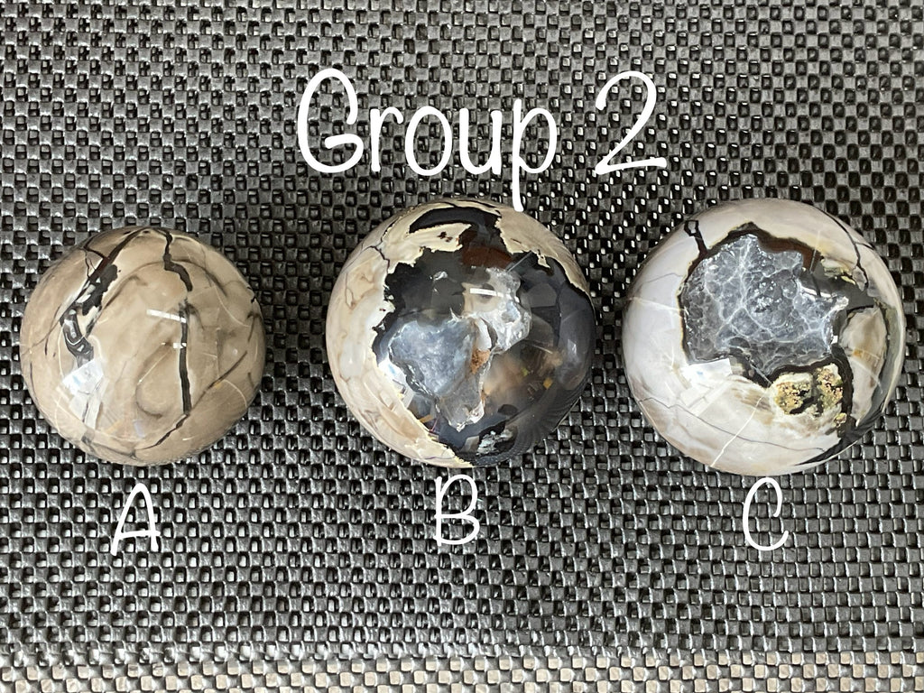 420g Volcano Agate Sphere 2A