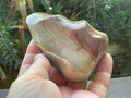 317g Polychrome Jasper Flame Carving A