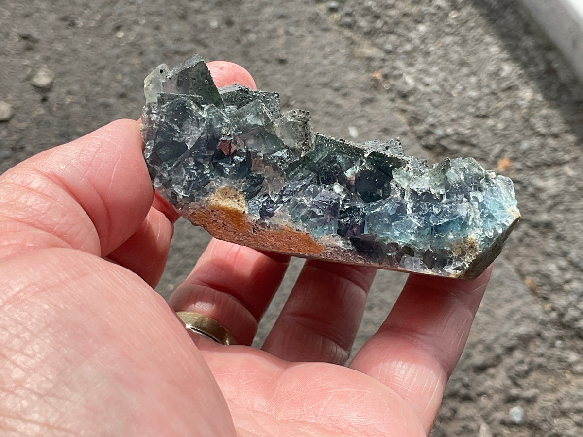 186g ‘Sunlight’ Fluorite Specimen 1A from Nigeria
