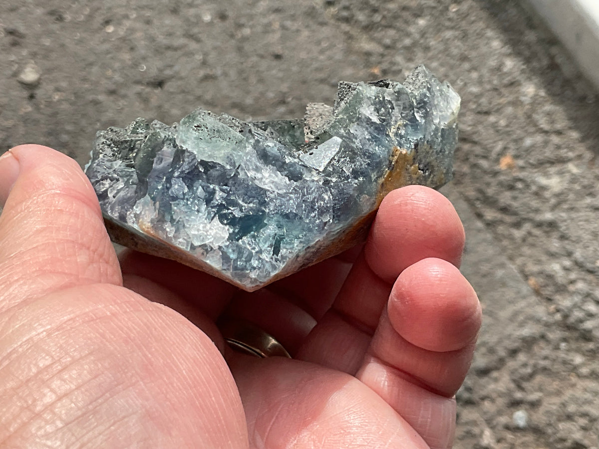 186g ‘Sunlight’ Fluorite Specimen 1A from Nigeria
