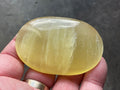 83g Lemon Calcite Palmstone 6A