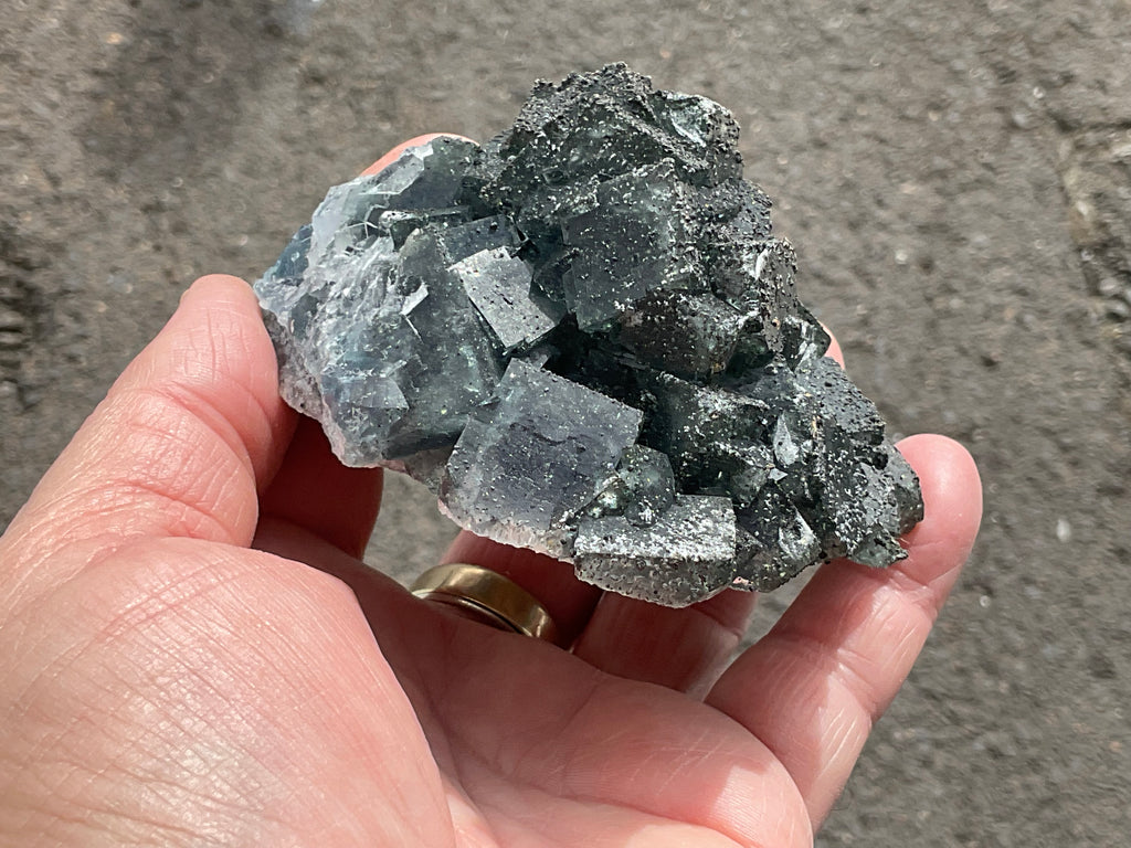 386g ‘Sunshine’ Fluorite Specimen 2A from Nigeria
