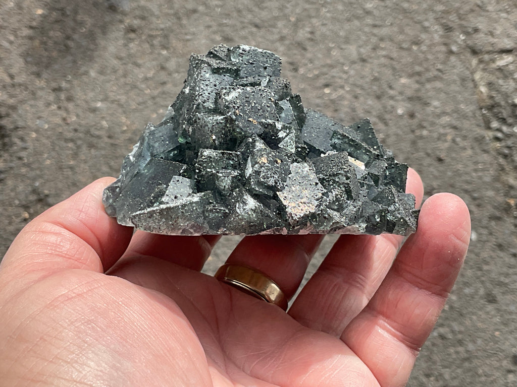 386g ‘Sunshine’ Fluorite Specimen 2A from Nigeria