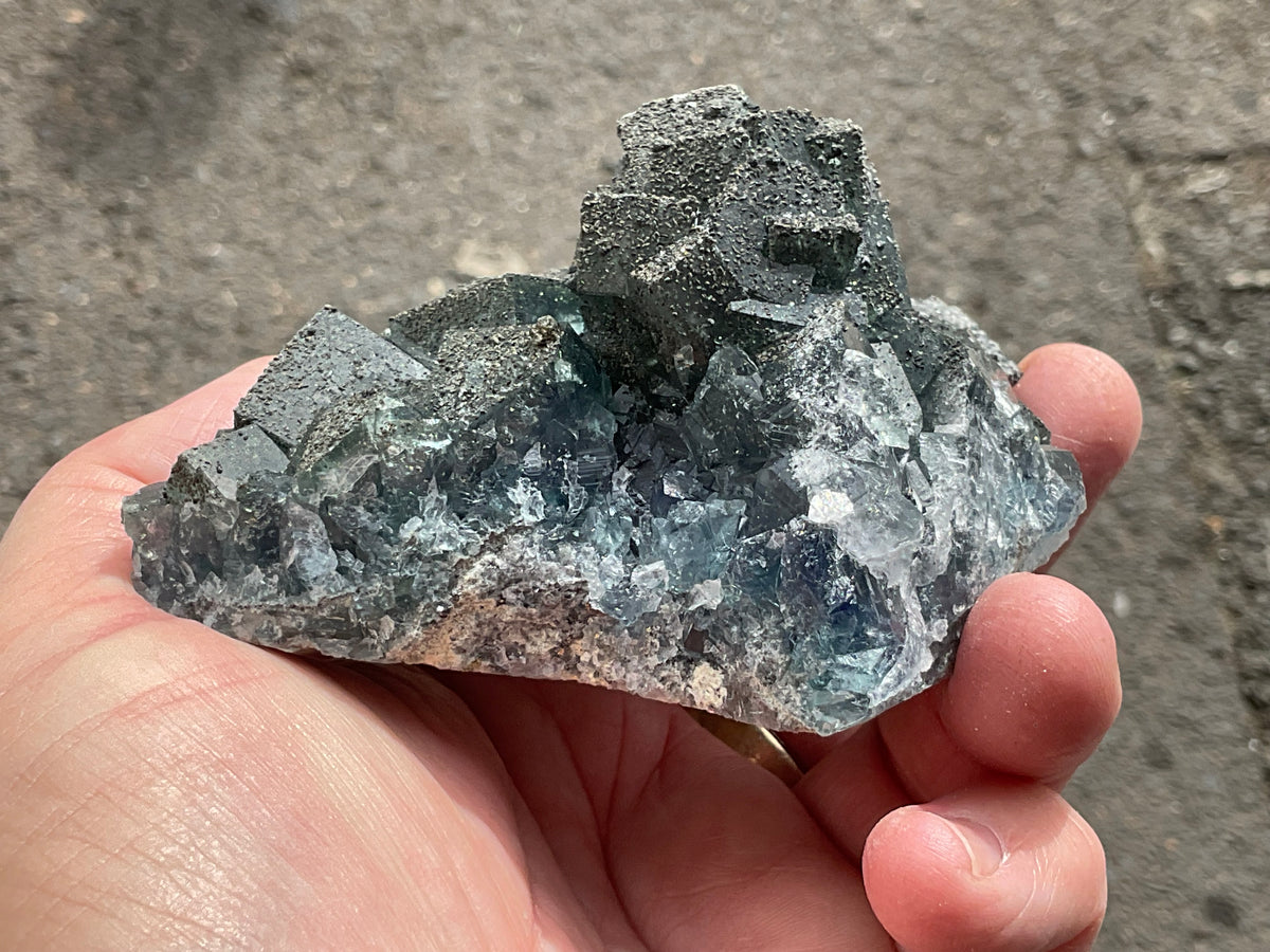 386g ‘Sunshine’ Fluorite Specimen 2A from Nigeria