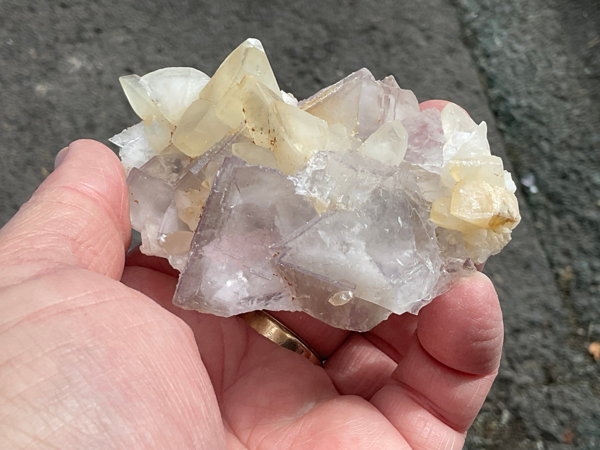 174g Pakistan Flourite and Calcite Specimen A