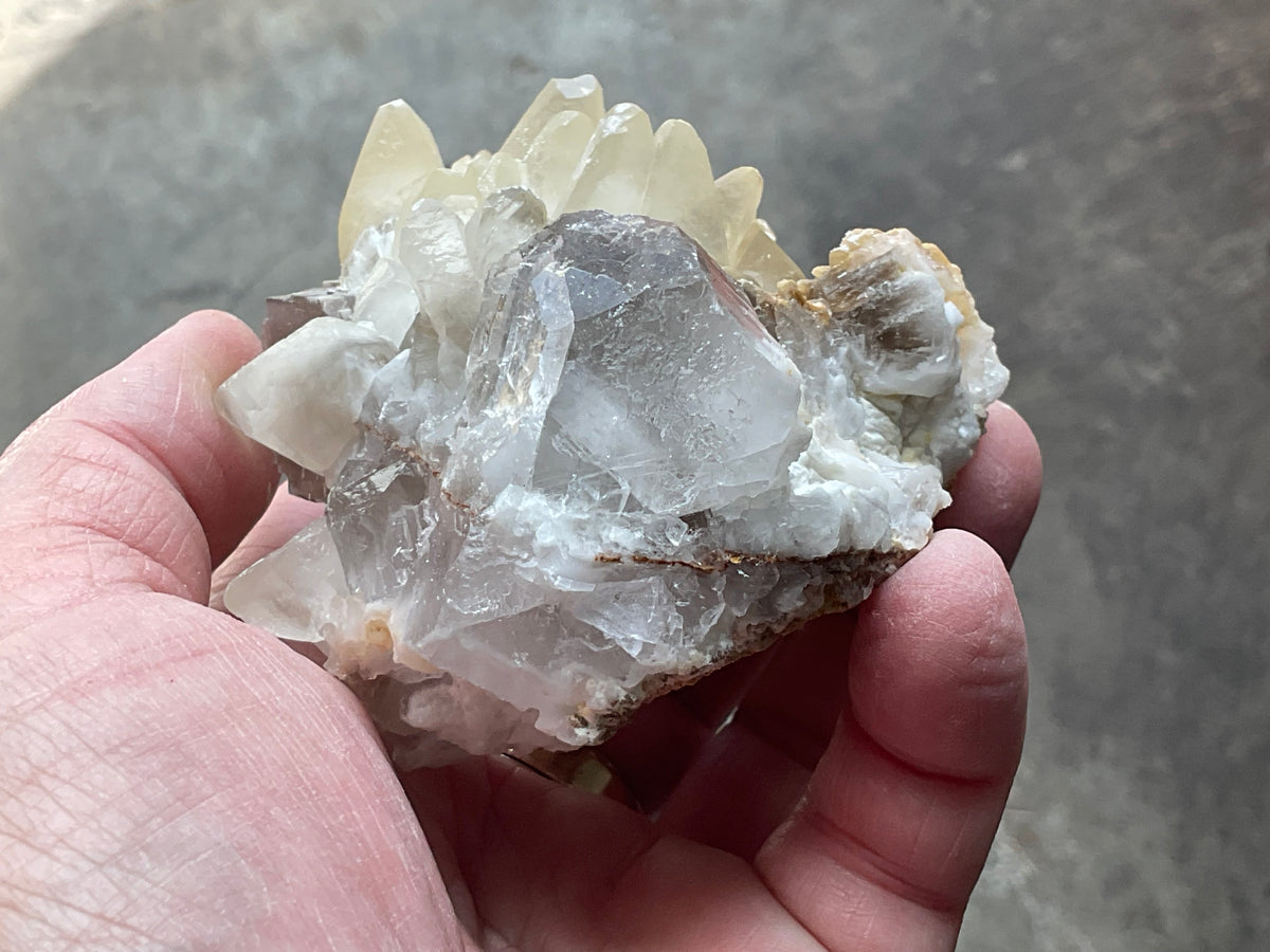 344g Pakistan Fluorite and Calcite Specimen C